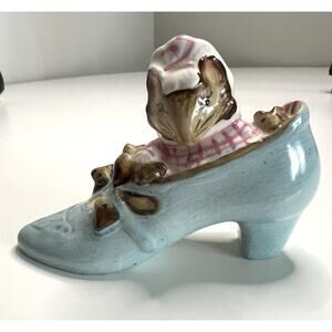 BEATRIX POTTER The Old Woman Who Lived In A Shoe 1959 Porcelain Figurine